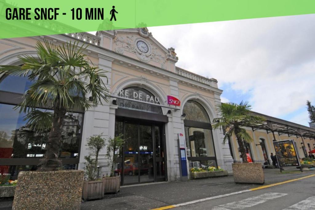 IDEAL PRO - 10min gare - Hypercentre - WIFI - Longuedurée Pau Exterior foto
